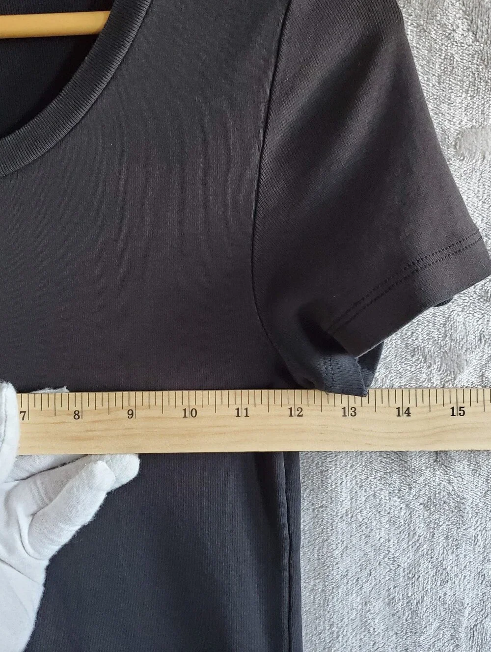 J.Crew Perfect Fit Tee Womens S Gray Crewneck Short Sleeve Cotton Minimalist